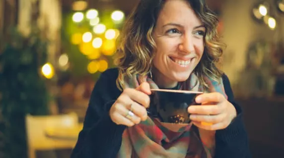 woman getting closer to others